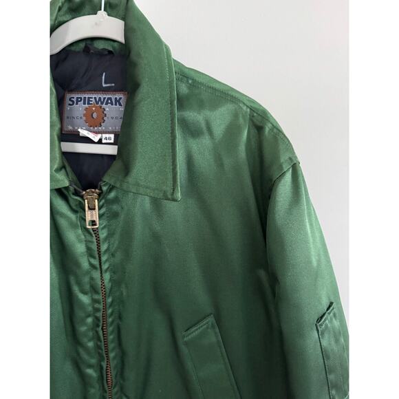 Vintage Spiewak Quilted Parka Mens Size 46  USA NWOT Quality Work Wear Green - Picture 2 of 10